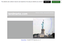 Tablet Screenshot of landmarks.com